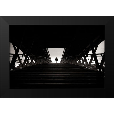 Unchained Black Modern Wood Framed Art Print by Corso, Stefano