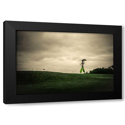 A Ordinary Afternoon Black Modern Wood Framed Art Print by Corso, Stefano