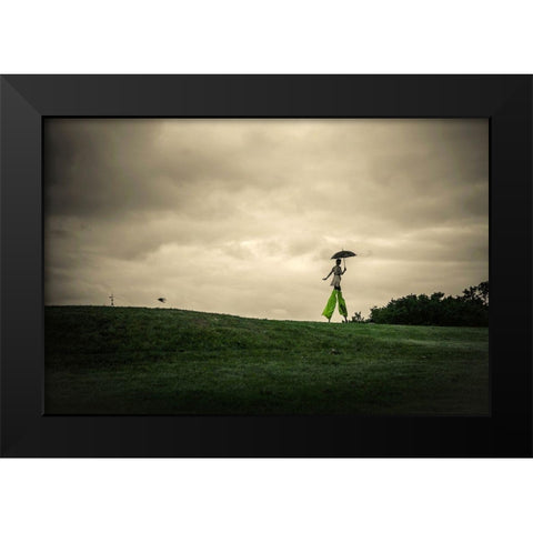 A Ordinary Afternoon Black Modern Wood Framed Art Print by Corso, Stefano