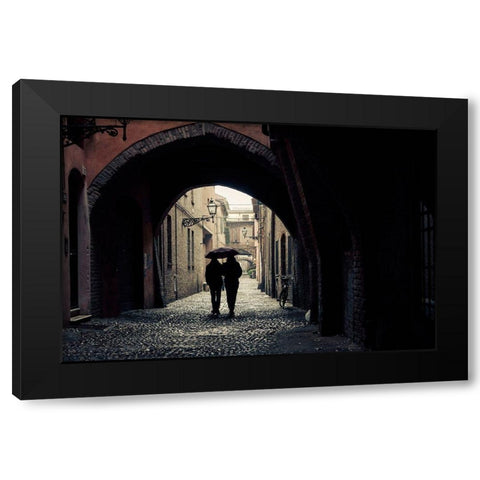 Lullaby Black Modern Wood Framed Art Print by Corso, Stefano