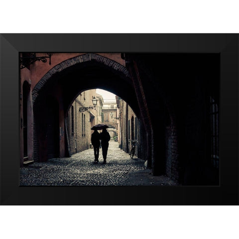 Lullaby Black Modern Wood Framed Art Print by Corso, Stefano