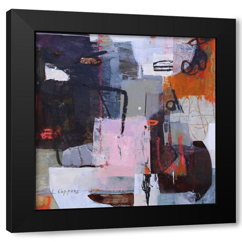 Haikyo No. 1 Black Modern Wood Framed Art Print with Double Matting by Coppens, Linda