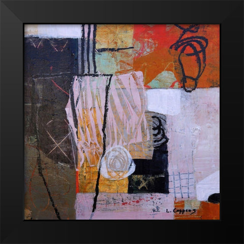 Haikyo No. 2 Black Modern Wood Framed Art Print by Coppens, Linda