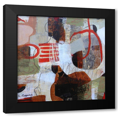 Haikyo No. 3 Black Modern Wood Framed Art Print by Coppens, Linda
