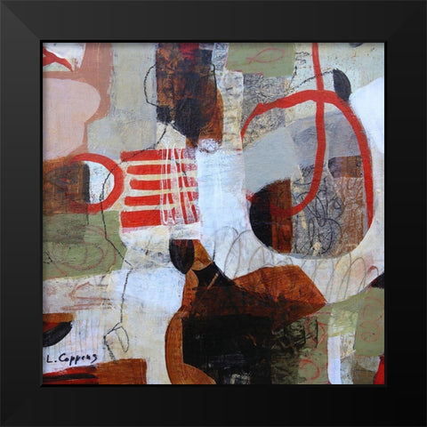 Haikyo No. 3 Black Modern Wood Framed Art Print by Coppens, Linda