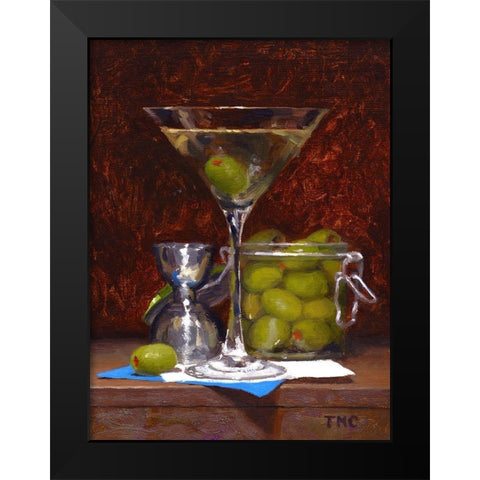 Dirty Martini Black Modern Wood Framed Art Print by Casey, Todd M.