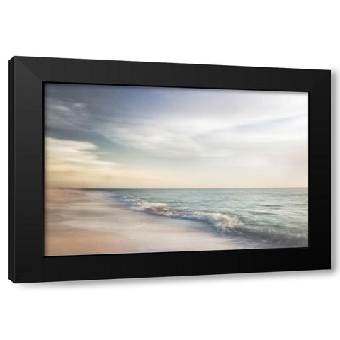 Breathe In Black Modern Wood Framed Art Print by Connolly, Karin