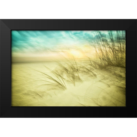 Delightful No. 1 Black Modern Wood Framed Art Print by Connolly, Karin