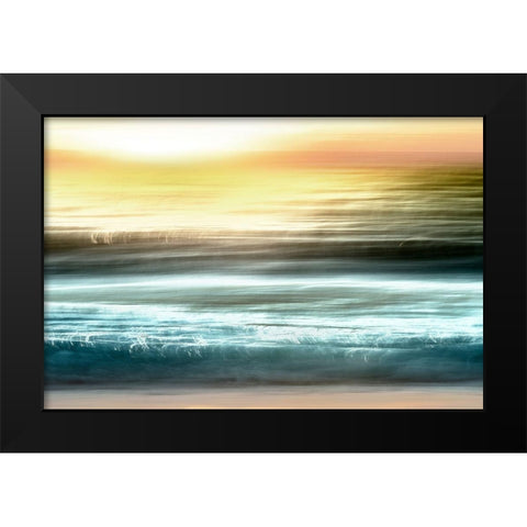 Sparkle and Shine Black Modern Wood Framed Art Print by Connolly, Karin
