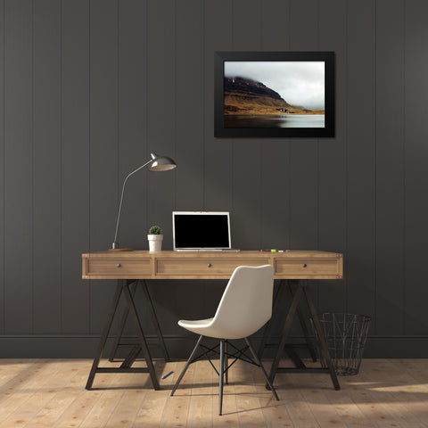 Iceland 1 Black Modern Wood Framed Art Print by Colligan, Lynann