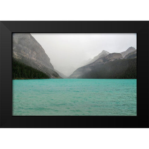The Rocky Mountain 4 Black Modern Wood Framed Art Print by Colligan, Lynann