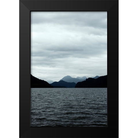 British Columbia 2 Black Modern Wood Framed Art Print by Colligan, Lynann