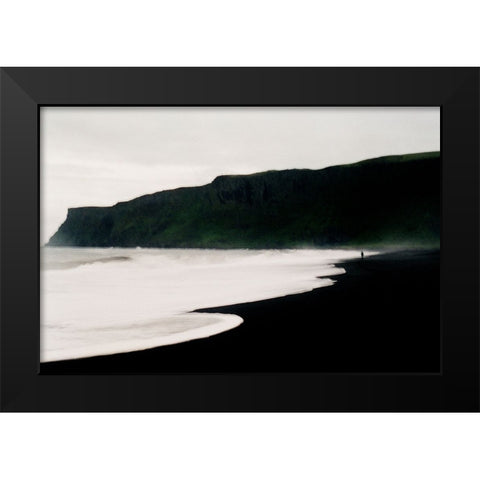 Iceland 2 Black Modern Wood Framed Art Print by Colligan, Lynann