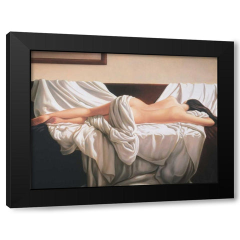 Late September Black Modern Wood Framed Art Print by Campos, Edson