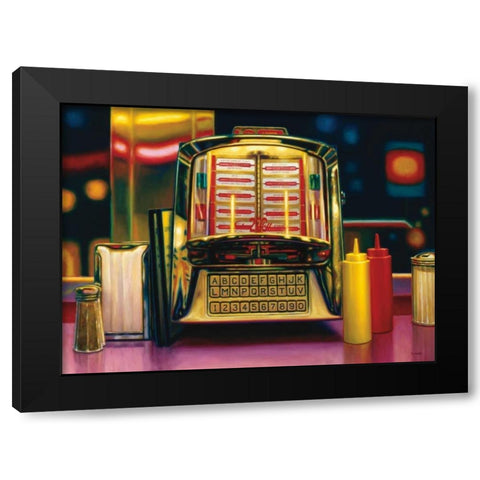 Wall Box II Black Modern Wood Framed Art Print by Colletta, TR