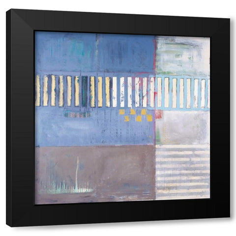 Balance Black Modern Wood Framed Art Print by Campbell, Judy