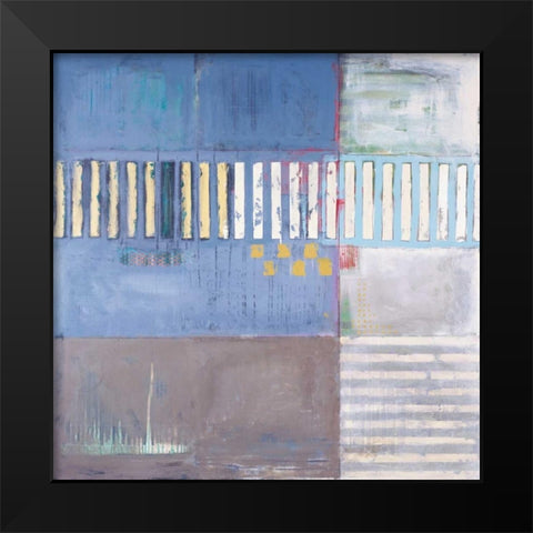 Balance Black Modern Wood Framed Art Print by Campbell, Judy