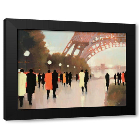 Paris Remembered Black Modern Wood Framed Art Print by Christie, Lorraine