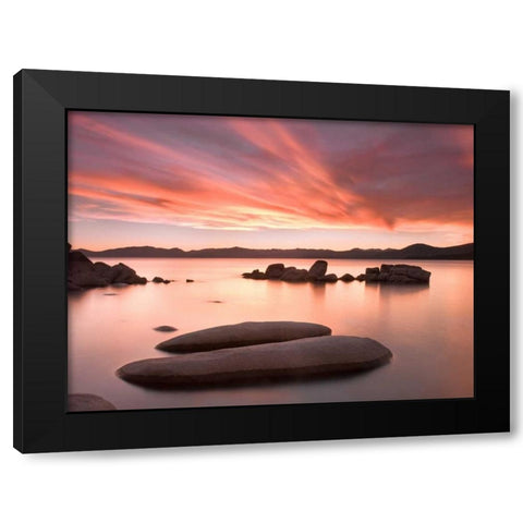 Autumn Sky Black Modern Wood Framed Art Print with Double Matting by Carmel, Elizabeth