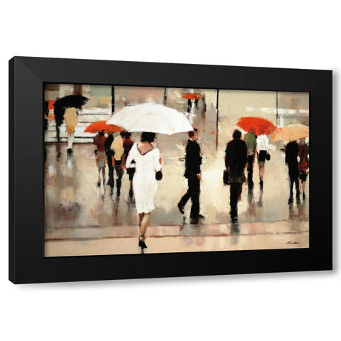 My Complex Heart Black Modern Wood Framed Art Print by Christie, Lorraine