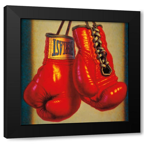 Hang It Up Black Modern Wood Framed Art Print by Colletta, TR