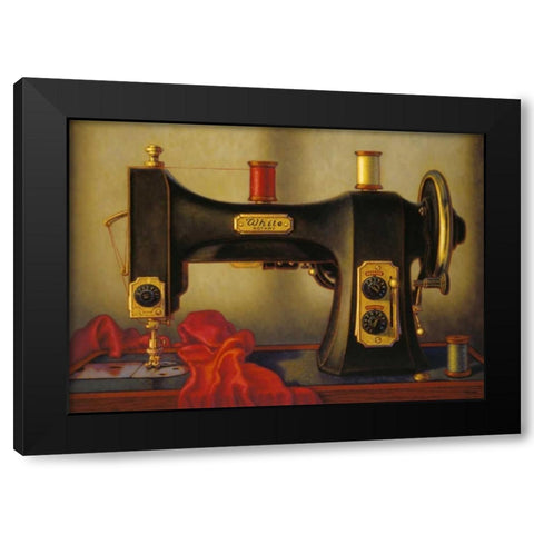 Votive Lamp Black Modern Wood Framed Art Print by Colletta, TR