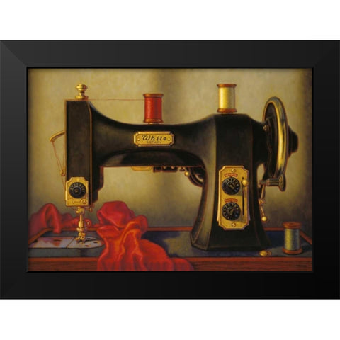 Votive Lamp Black Modern Wood Framed Art Print by Colletta, TR