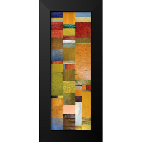 Color Panels with Blue Sky Black Modern Wood Framed Art Print by Calkins, Michelle