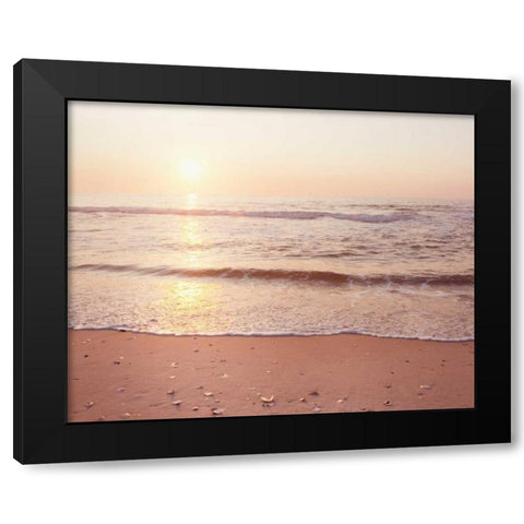 A New Beginning Black Modern Wood Framed Art Print by Cochrane, Carolyn