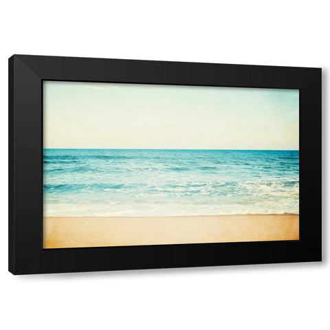 Carefree Black Modern Wood Framed Art Print with Double Matting by Cochrane, Carolyn