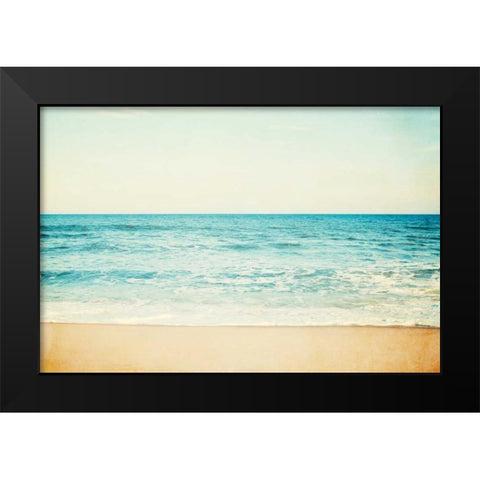Carefree Black Modern Wood Framed Art Print by Cochrane, Carolyn