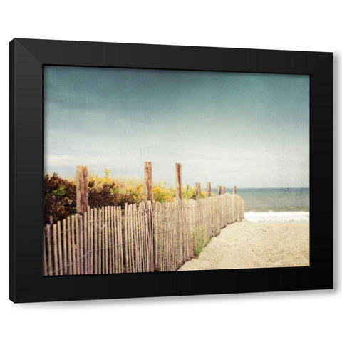 Down to the Sea Black Modern Wood Framed Art Print with Double Matting by Cochrane, Carolyn
