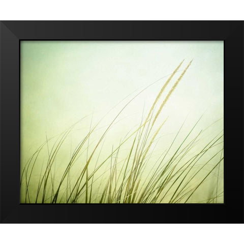 Just Breathe Black Modern Wood Framed Art Print by Cochrane, Carolyn