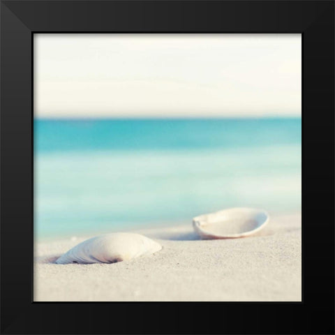 Serenity Black Modern Wood Framed Art Print by Cochrane, Carolyn