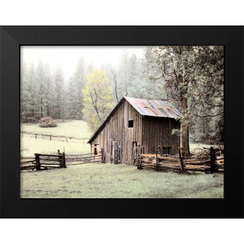 Barn near Sonora Black Modern Wood Framed Art Print by Culver, Laura