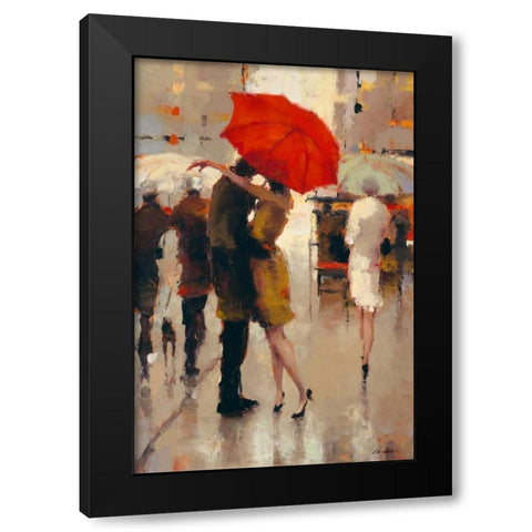 Sweet Surprise Black Modern Wood Framed Art Print with Double Matting by Christie, Lorraine