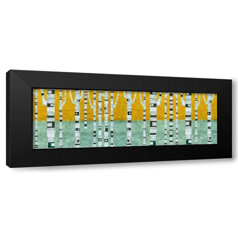 Birches in Early Winter Black Modern Wood Framed Art Print by Calkins, Michelle