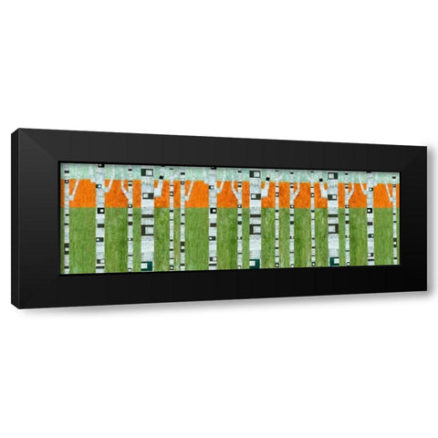 Birches in Spring Black Modern Wood Framed Art Print with Double Matting by Calkins, Michelle