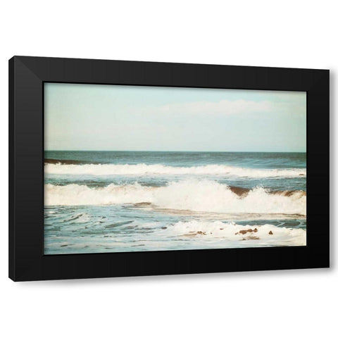 Flowing Sea Black Modern Wood Framed Art Print with Double Matting by Cochrane, Carolyn
