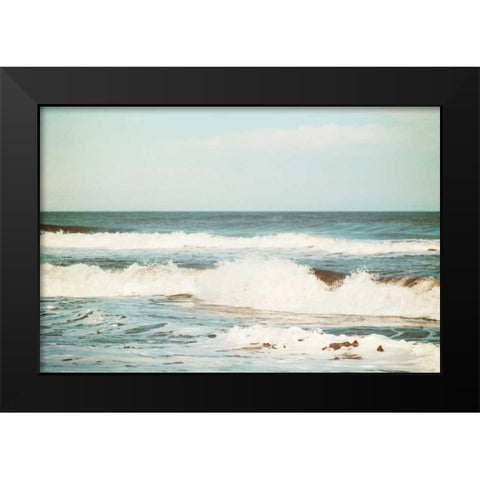 Flowing Sea Black Modern Wood Framed Art Print by Cochrane, Carolyn