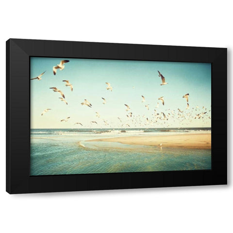 Freedom Black Modern Wood Framed Art Print by Cochrane, Carolyn