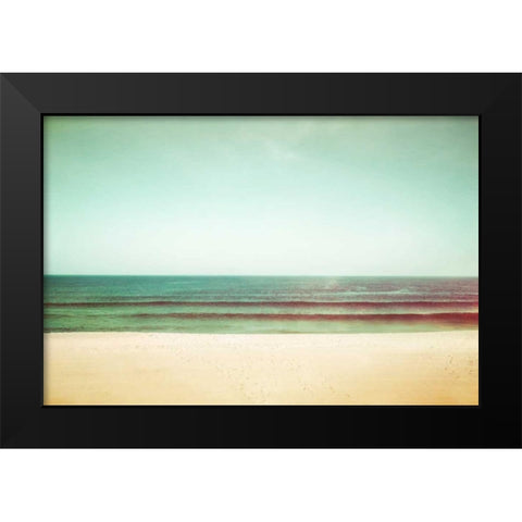 Tranquility Black Modern Wood Framed Art Print by Cochrane, Carolyn