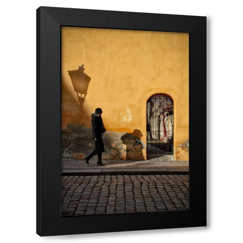 MalÃƒÂ¡ Strana Black Modern Wood Framed Art Print by Corso, Stefano
