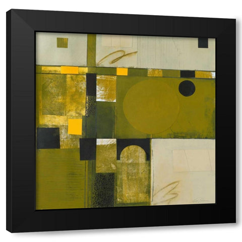 Shady Lane I Black Modern Wood Framed Art Print with Double Matting by Colter, Deborah T.