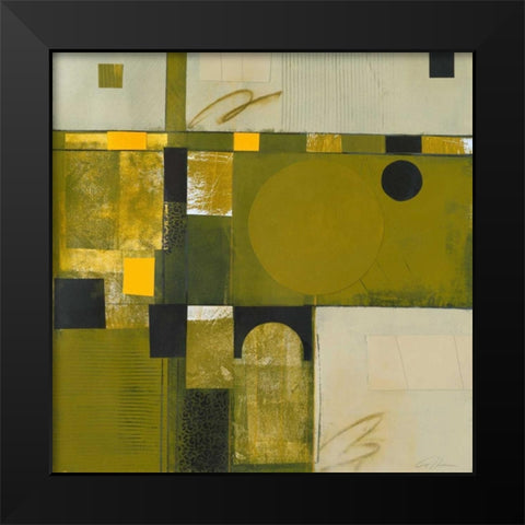 Shady Lane I Black Modern Wood Framed Art Print by Colter, Deborah T.