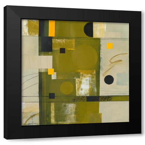 Shady Lane II Black Modern Wood Framed Art Print by Colter, Deborah T.