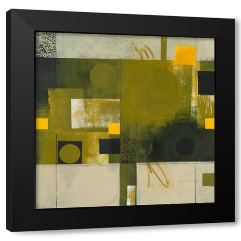 Shady Lane III Black Modern Wood Framed Art Print by Colter, Deborah T.