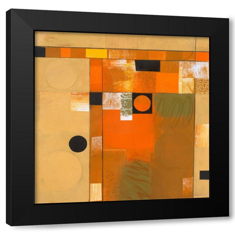 Soleil II Black Modern Wood Framed Art Print by Colter, Deborah T.