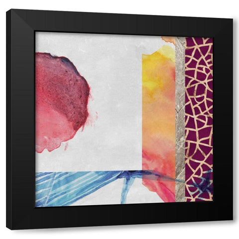 Earth Glows 1 Black Modern Wood Framed Art Print by Duncan-He, Louis