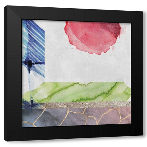 Earth Glows 2 Black Modern Wood Framed Art Print by Duncan-He, Louis